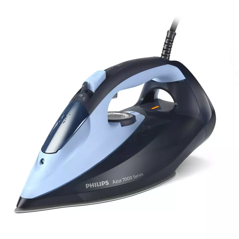 Sausas ir garinis lygintuvas Philips 7000 serijos DST7041/20 — 2800 W, 0,3 L vandens talpa, SteamGlide Elite padas, 3 temperatūros nustatymai