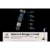 Samsung VS15A6031R4 rankinis dulkių siurblys Baterija Sausas Be maišelio 0.8 L Juoda