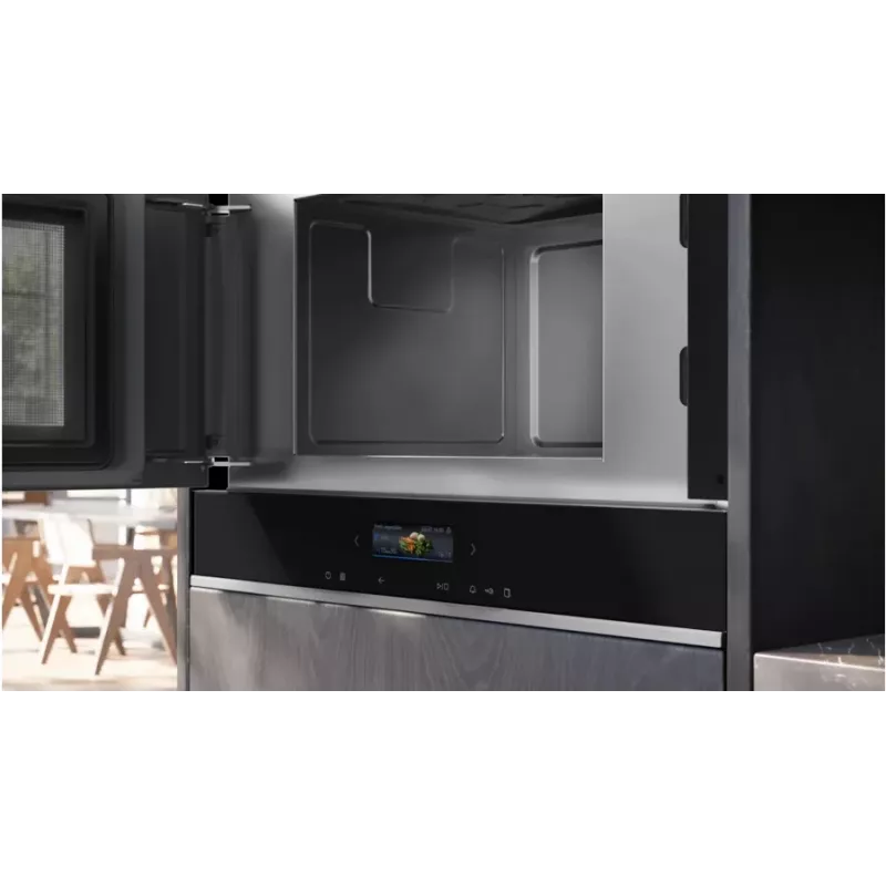 Siemens iQ700 BF722L1B1 mikrobangų krosnelė Juoda Solo mikrobangų krosnelė Įmontuojama 21 L 900 W