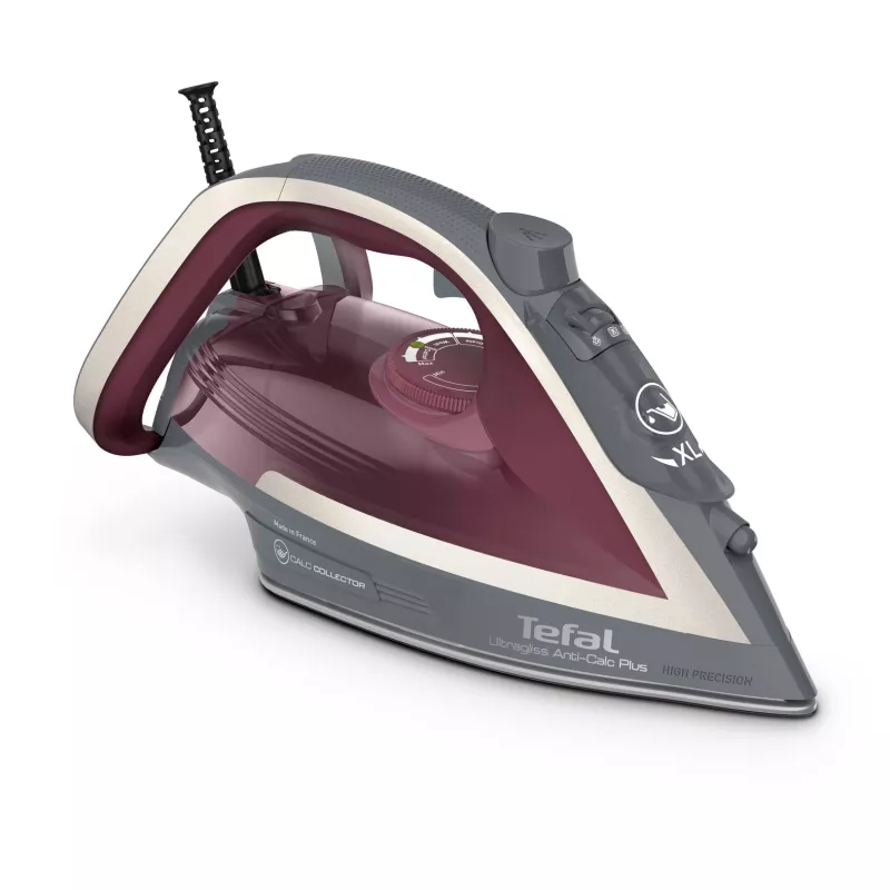 Tefal Ultragliss Anti-Calc Plus FV6840 garų lygintuvas, 2800 W, violetinė, sidabrinė