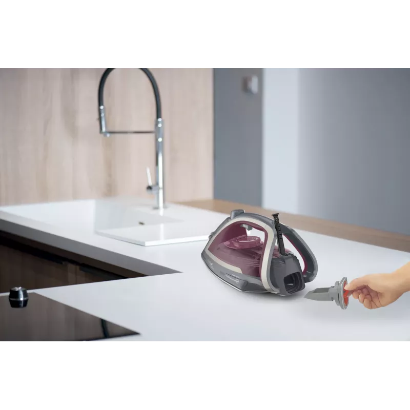 Tefal Ultragliss Anti-Calc Plus FV6840 garų lygintuvas, 2800 W, violetinė, sidabrinė