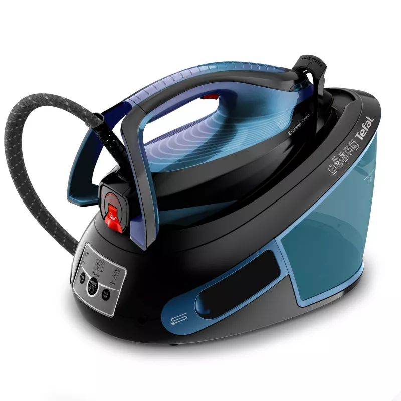 Tefal Express Vision SV8151 2800 W 1,8 l Durilium AirGlide Autoclean lyginimo padas Mėlyna, Juoda