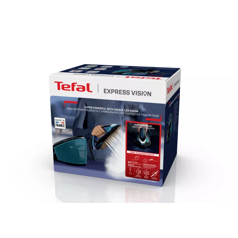 Tefal Express Vision SV8151 2800 W 1,8 l Durilium AirGlide Autoclean lyginimo padas Mėlyna, Juoda