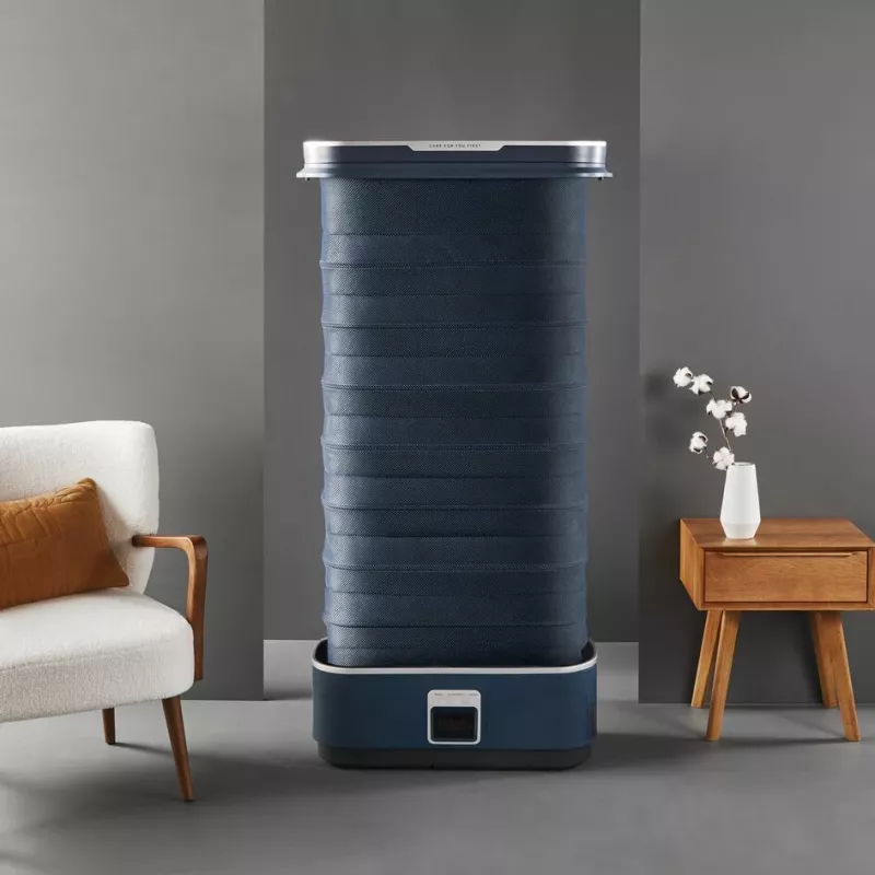 Garų lygintuvas Tefal Care For You First YT2020 1500W 1,2L mėlynas – drabužių garintuvas su nuimamu baku, automatiniu išsijungimu, ekranu