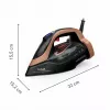 Tefal Ultimate Power Pro FV9E50 sausas ir garinis lygintuvas Durilium AirGlide Autoclean padas 3200 W juoda, varinė