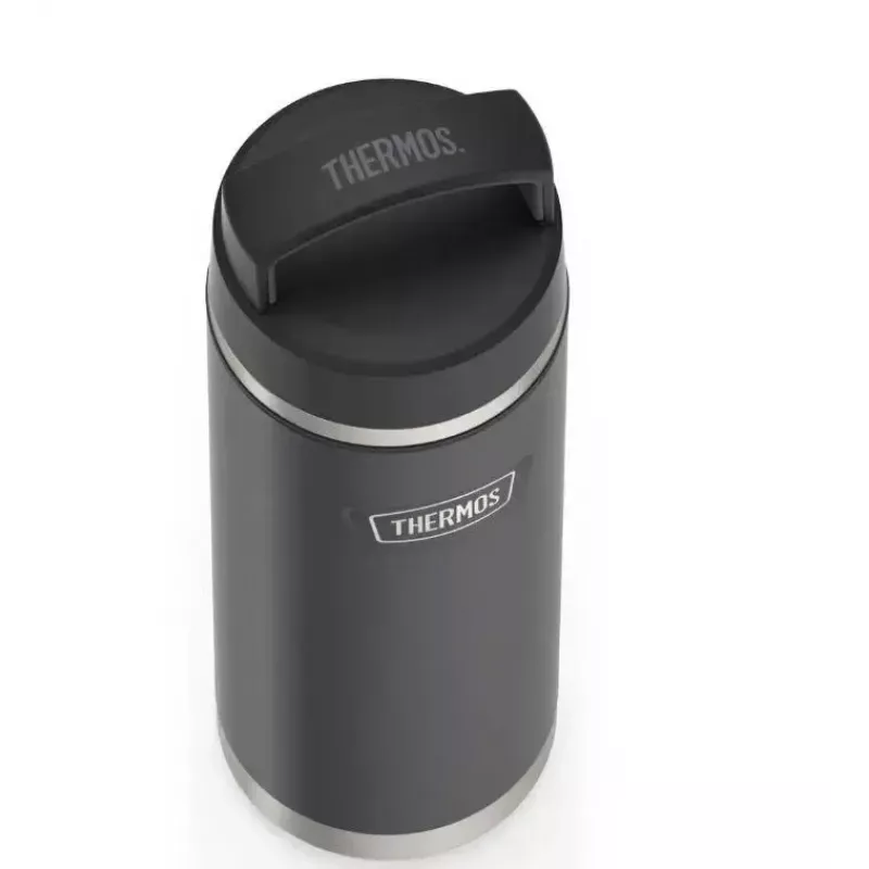 Thermos kelioninis puodelis THERMOS 130101, vakuuminis izoliacinis termo butelis 710 ml, nerūdijantis plienas, juodas