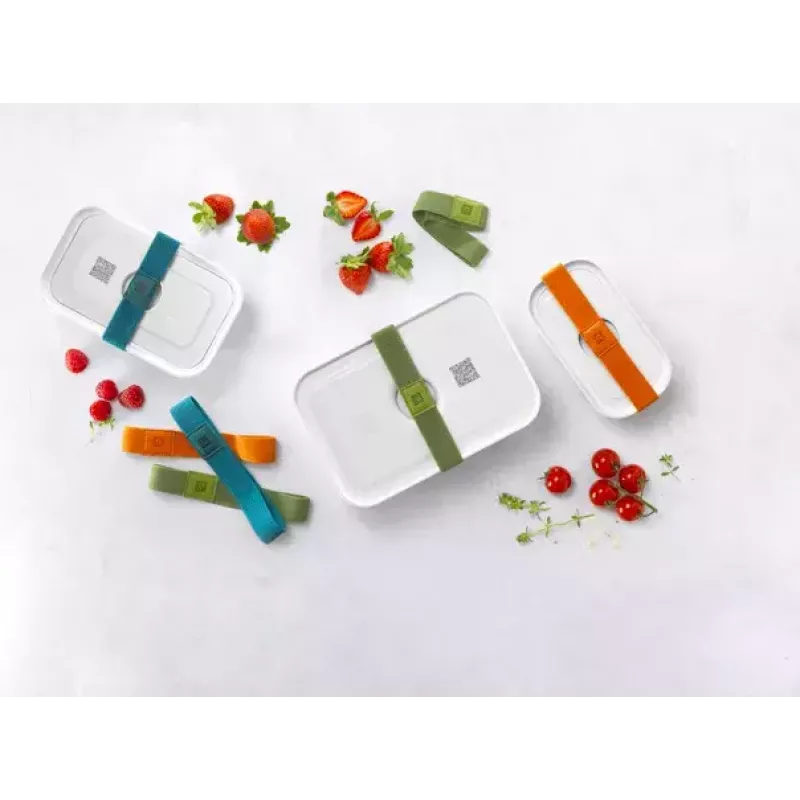 Zwilling Fresh & Save vakuuminio sandariklio pradinis rinkinys su stiklinėmis talpyklomis ir pompa