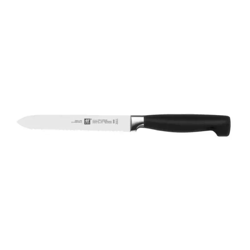 Peilių/įrankių bloko rinkinys ZWILLING 35148-507-0 — 7 dalių rinkinys su virėjo peiliu, duonos peiliu, skutimo peiliu, virtuvinėmis žirklėmis, pilku bloku