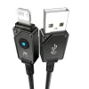 USB-A į Lightning laidas Baseus P10355802111-00 — 1 m, 5V/2.4A, USB PD, aramidinis pluoštas, juodas