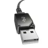 USB-A į Lightning laidas Baseus P10355802111-00 — 1 m, 5V/2.4A, USB PD, aramidinis pluoštas, juodas