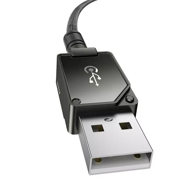 USB-A į Lightning laidas Baseus P10355802111-00 — 1 m, 5V/2.4A, USB PD, aramidinis pluoštas, juodas