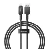 USB-A į Lightning laidas Baseus P10355802111-00 — 1 m, 5V/2.4A, USB PD, aramidinis pluoštas, juodas