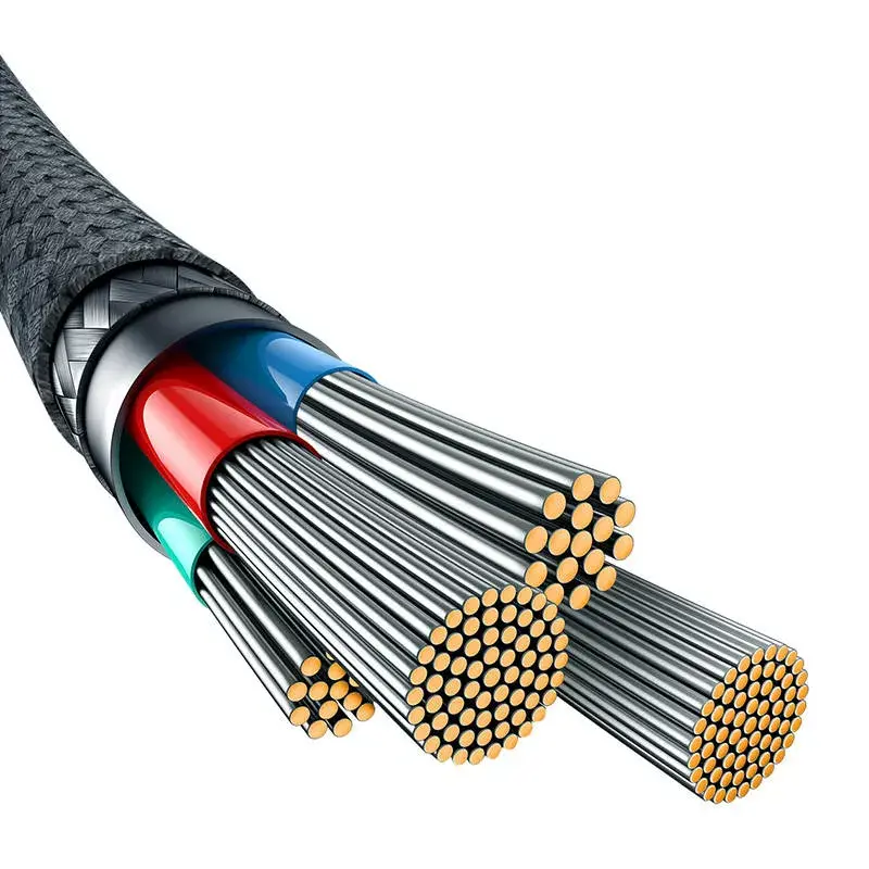 USB A – Lightning laidas Baseus 1 m 5 V 2.4 A baltas, USB PD, 480 Mbps