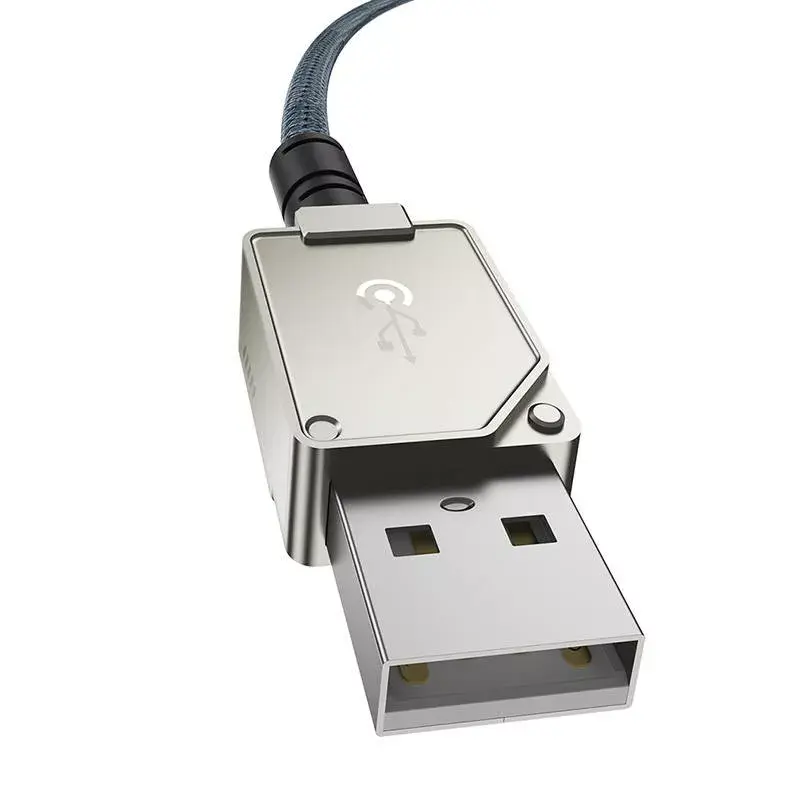 USB A – Lightning laidas Baseus 1 m 5 V 2.4 A baltas, USB PD, 480 Mbps