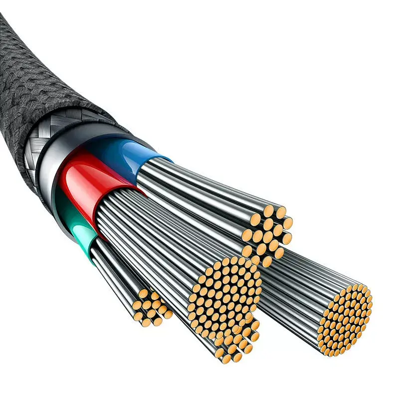 USB-C į Lightning laidas Baseus Unbreakable 1m 20W — Aramidinis pluoštas, 480 Mbit/s, juodas