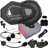 Ausinės FreedConn T-MAX S V4 PRO SINGLE — Bluetooth 5.1, domofonas iki 1000 m, FM radijas, 11 h pokalbių laiko, LiPo 500 mAh