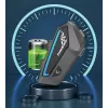Motociklo domofono ausinės FreedConn FX juodos — „Bluetooth 5.0“, IP67, veikimo nuotolis 2000 m, 30 val. pokalbio laiko