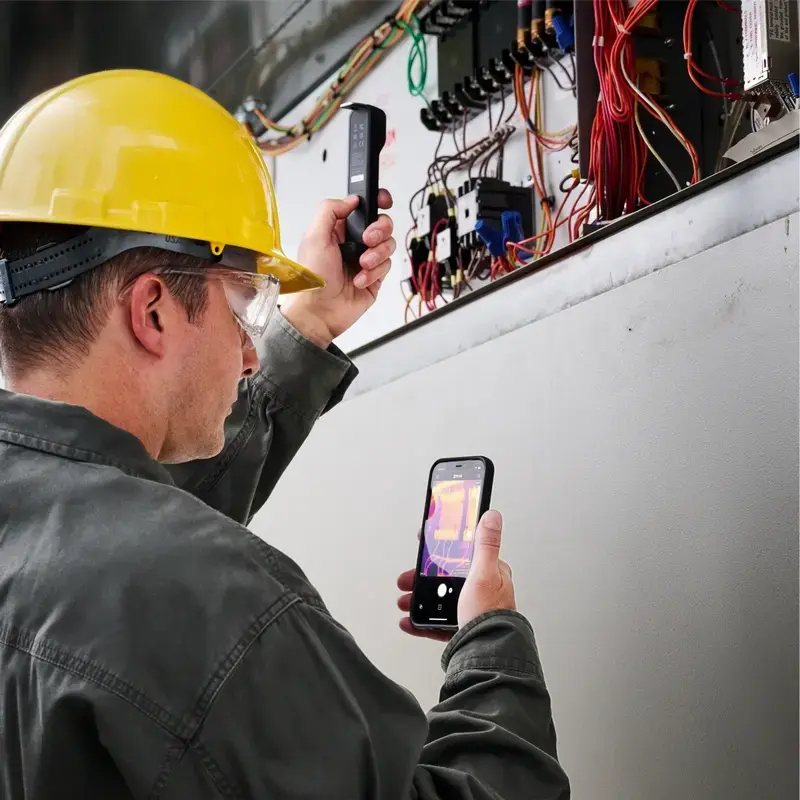 Termovizinė kamera FLIR FOEDGE, 80×60 tašk., -20–120 °C, 8,7 Hz, NETD 70 mK, 12 µm taško dydis