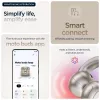 Ausinių komplektas Motorola Moto Buds Loop Bluetooth ant ausies užmaunamos binauralinės, Dolby Atmos, Bluetooth 5.0, ANC, 8 val. atkūrimo, įkrovimo dėklas 520 mAh, smėlinės spalvos