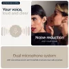 Ausinių komplektas Motorola Moto Buds Loop Bluetooth ant ausies užmaunamos binauralinės, Dolby Atmos, Bluetooth 5.0, ANC, 8 val. atkūrimo, įkrovimo dėklas 520 mAh, smėlinės spalvos