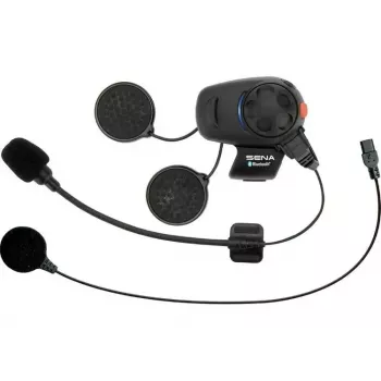 Motociklo Bluetooth domofonas Sena SMH5-10 — šalmo komunikatorius vairuotojo ir keleivio pokalbiams bei telefono ryšiui
