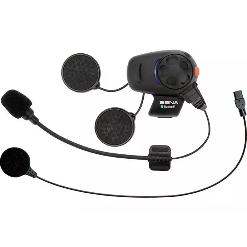 Motociklo Bluetooth domofonas Sena SMH5-10 — šalmo komunikatorius vairuotojo ir keleivio pokalbiams bei telefono ryšiui