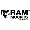 RAM Mounts X-Grip telefono laikiklis motociklo vairo spaustukas juodas