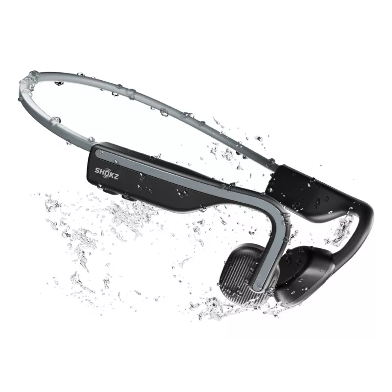 SHOKZ OpenMove ausinės belaidžės ant kaklo juostos sportinės Bluetooth pilkos