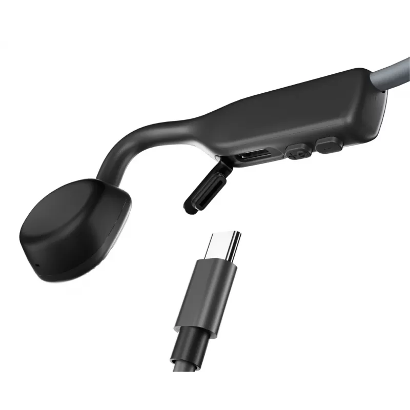 SHOKZ OpenMove ausinės belaidžės ant kaklo juostos sportinės Bluetooth pilkos