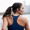 SHOKZ OpenMove ausinės belaidžės ant kaklo juostos sportinės Bluetooth pilkos
