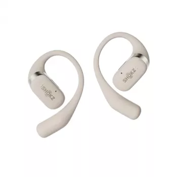 SHOKZ OpenFit ausinės belaidės užkabinamos skambučiams / muzikai / sportui / kasdienai, baltos
