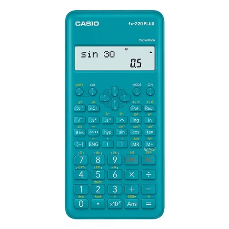 CASIO Calculator Scientific Fx-220plus-2 Blue 12-digit Display