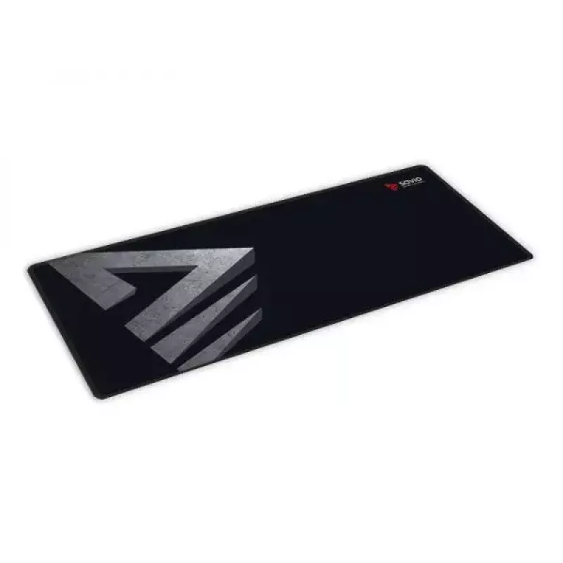 Žaidimų pelės kilimėlis SAVIO Precision Control L — 700×300×3 mm, guminis, juodas, raštuotas paviršius