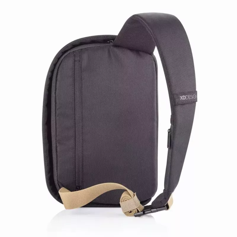 Apsaugota nuo vagystės kuprinė XDDESIGN Bobby Sling — juoda, atspari vandeniui, RFID kišenės, planšetės skyrius, 4 l, 530 g