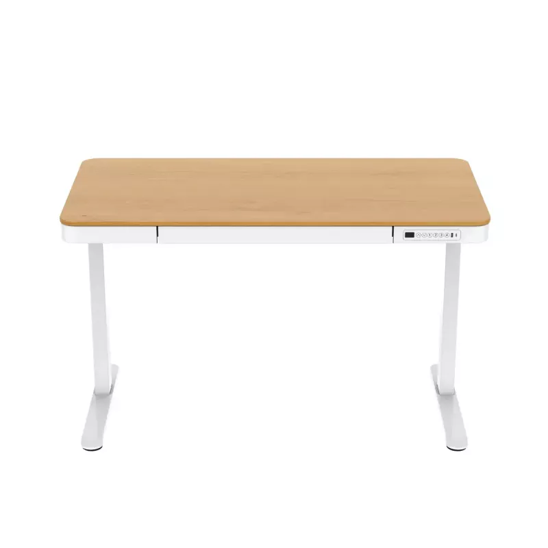 Tuckano elektrinis reguliuojamo aukščio stalas ET119W-C baltas/ąžuolas