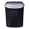 Popieriaus smulkintuvas ActiveJet ASH-1201D, juostelinis pjovimas 5 x 38 mm, 22 cm įvestis, 12 lapų talpa, 25 l krepšys, P-3, juodas