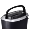 Popieriaus smulkintuvas ActiveJet ASH-1201D, juostelinis pjovimas 5 x 38 mm, 22 cm įvestis, 12 lapų talpa, 25 l krepšys, P-3, juodas
