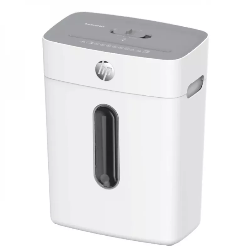 HP OneShred 8CC popieriaus smulkintuvas Dalelių pavidalo smulkinimas 68 dB 22 cm Baltas