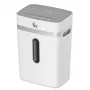 Popieriaus smulkintuvas HP OneShred 12CC dalelių pjovimo P-4 12 lapų talpa 22 cm plotis 23 L krepšys 4×35 mm 65 dB Balta