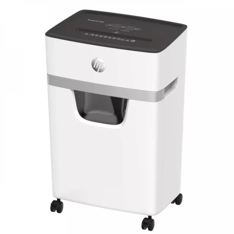 HP OneShred 10MC popieriaus smulkintuvas Mikro pjovimo smulkinimas 65 dB 22 cm Baltas