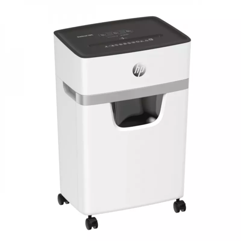 HP OneShred 10MC popieriaus smulkintuvas Mikro pjovimo smulkinimas 65 dB 22 cm Baltas
