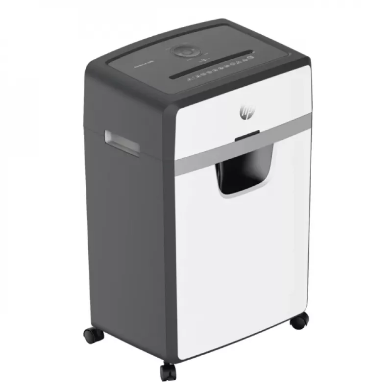 HP OneShred 24CC popieriaus smulkintuvas dalelių pjovimo 65 dB 22 cm Balta, Juoda