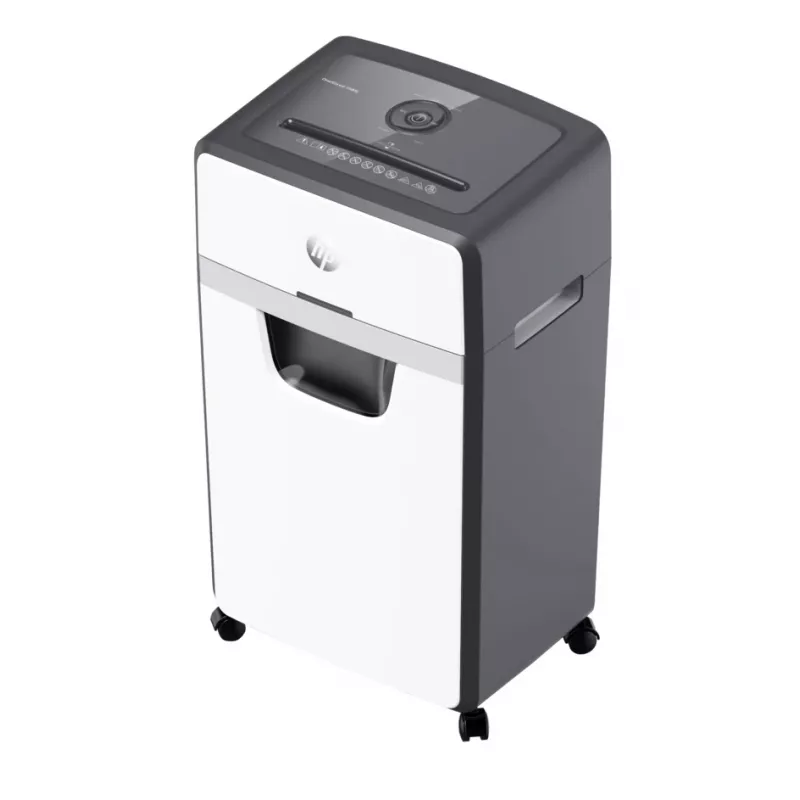 HP 2808 popieriaus smulkintuvas, mikro pjovimo, 65 dB, 22 cm, baltas, juodas