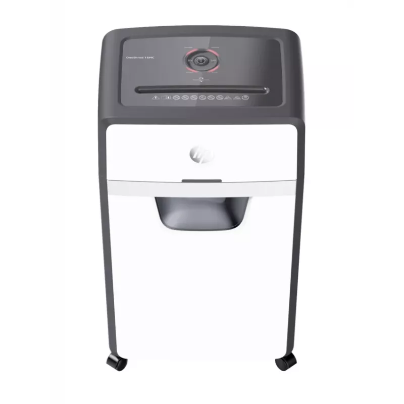 HP 2808 popieriaus smulkintuvas, mikro pjovimo, 65 dB, 22 cm, baltas, juodas