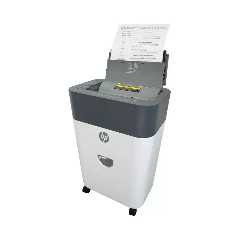 HP OneShred Auto 100CC popieriaus smulkintuvas Kryžminis smulkinimas 68 dB 22 cm Balta