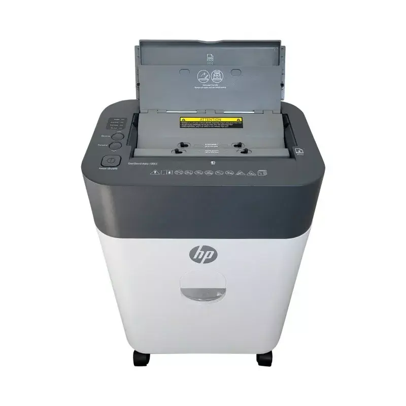 HP OneShred Auto 100CC popieriaus smulkintuvas Kryžminis smulkinimas 68 dB 22 cm Balta