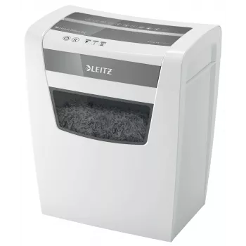 Leitz IQ namų biuro popieriaus smulkintuvas P4, dalelių pjovimas, 22 cm, 4 x 28 mm, 23 l, 225 lapai, 58 dB