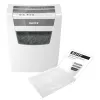 Leitz IQ namų biuro popieriaus smulkintuvas P4, dalelių pjovimas, 22 cm, 4 x 28 mm, 23 l, 225 lapai, 58 dB