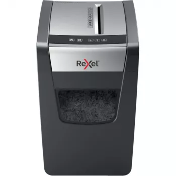 Rexel Momentum X410-SL Slimline Cross Cut Paper Shredder P4, kryžminis smulkinimas, 4 x 28 mm, 23 l, 225 lapai, 62 dB, mygtukai