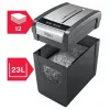 Smulkintuvas REXEL Momentum X312-SL — dalelių pjaustymas 5 x 42 mm, 12 lapų talpa, 23 L krepšys, mygtukų valdymas